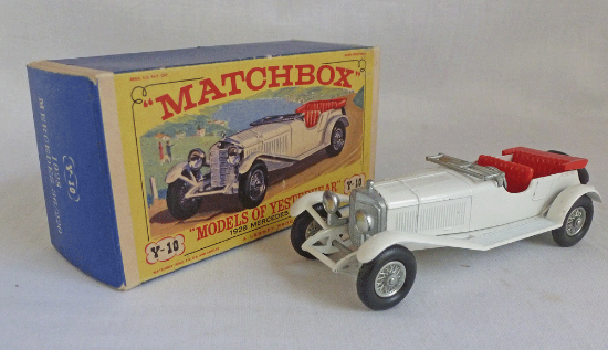Picture of Matchbox Models of Yesteryear Y-10b 1928 Mercedes Benz with Twin Spare Wheel D3 Box