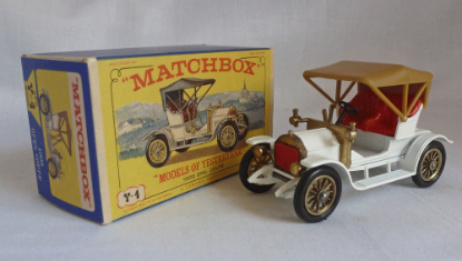 Picture of Matchbox Models of Yesteryear Y-4c 1909 Opel Coupe Red Seats E1 Box