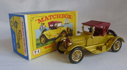 Picture of Matchbox Models of Yesteryear Y-6c 1913 Cadillac Light Gold E Box [B]