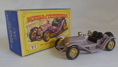 Picture of Matchbox Models of Yesteryear Y-7b Mercer Raceabout Lilac D2 Box