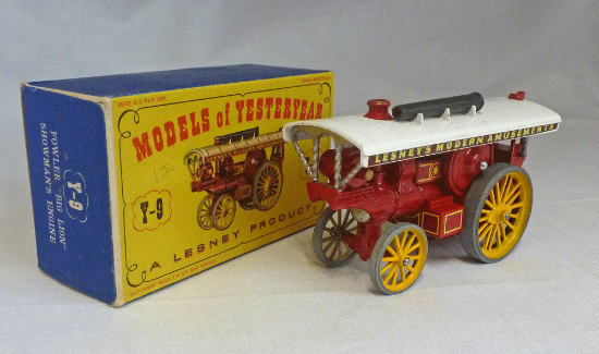 Picture of Matchbox Models of Yesteryear Y-9a Fowler Showman Engine Red D1 Box