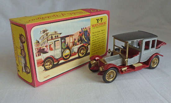 Picture of Matchbox Models of Yesteryear Y-7c 1912 Rolls Royce with Grey Roof F Box