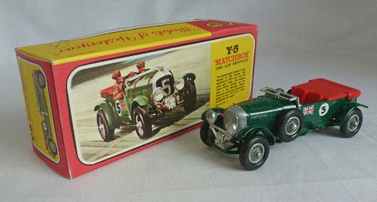 Picture of Matchbox Models of Yesteryear Y-5b 4.5 Litre Bentley No.3 Decals F Box