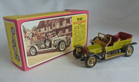 Picture of Matchbox Models of Yesteryear Y-10c 1906 Rolls Royce Green/Brown F Box