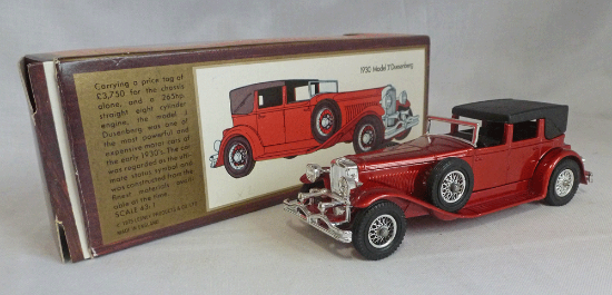 Picture of Matchbox Models of Yesteryear Y-4d Duesenberg Metallic Red