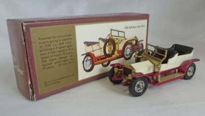 Picture of Matchbox Models of Yesteryear Y-10c 1906 Rolls Royce White/Red H Box
