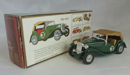 Picture of Matchbox Models of Yesteryear Y-8d 1945 MGTC Green with TAN Seats