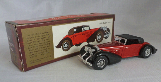 Picture of Matchbox Models of Yesteryear Y-17a Hispano Suiza Lighter Red H Box