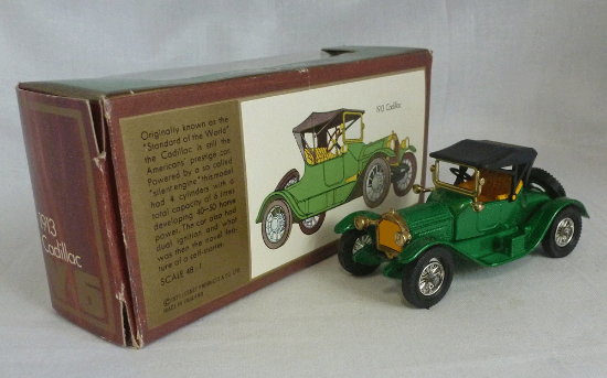 Picture of Matchbox Models of Yesteryear Y-6c 1913 Cadillac Green H Box