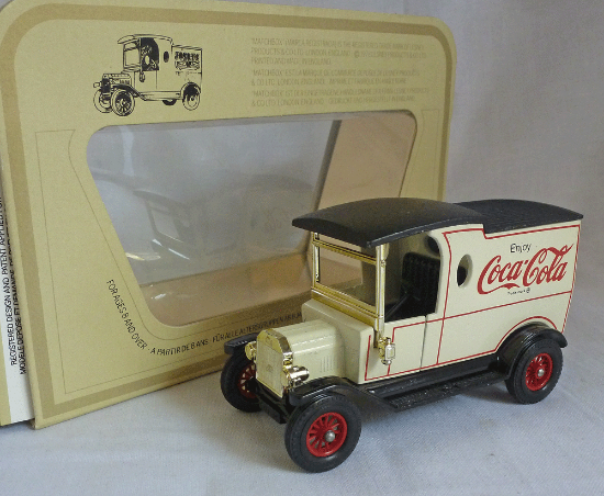 Picture of Lesney Matchbox Models of Yesteryear Y-12c Ford Model T Van "Coca-Cola"