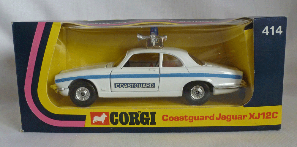 【即日発送】 Rockertron Toys. XJ12C Jaguar Coastguard 414 Toys Corgi ミニカー