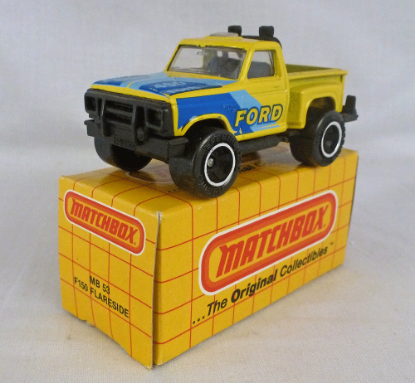 Picture of Matchbox Yellow Box MB53 Flareside Yellow