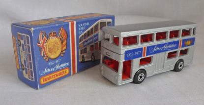 Picture of Matchbox Superfast MB17f Jubilee Londoner Bus Grey Base