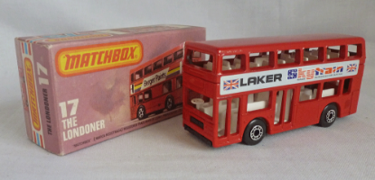 Picture of Matchbox Superfast MB17g Londoner Bus Laker Skytrain