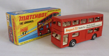 Picture of Matchbox Superfast MB17f Londoner Bus "Impel 73" Red