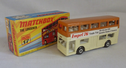 Picture of Matchbox Superfast MB17f Londoner Bus "Impel 76" Cream/Tan