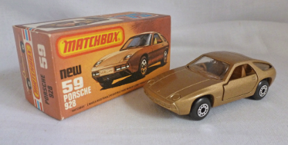 Picture of Matchbox Superfast MB59f Porsche 928 Dark Tan with Clear Windows