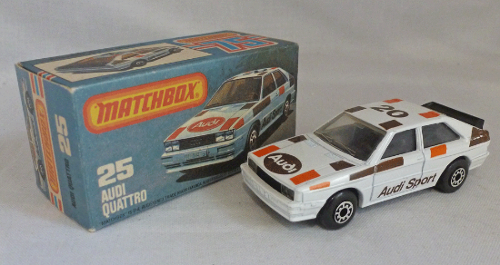 Picture of Matchbox Superfast MB25G Audi Quattro with Satin Base