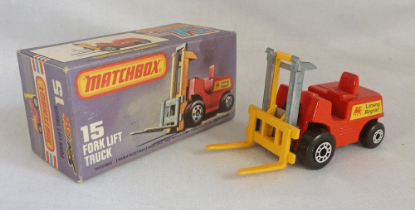 Picture of Matchbox Superfast MB15e Fork Lift Truck Red L Box