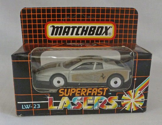 Picture of Matchbox Lasers LW-23 Ferrari Testarossa Silver