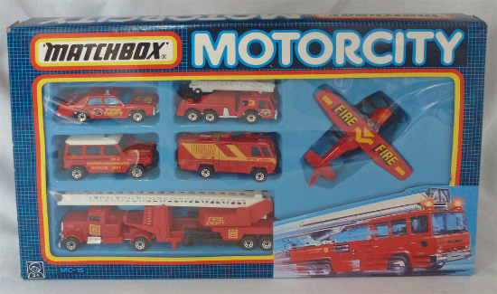 Picture of Matchbox MC-15 Motorcity Fire Rescue Set