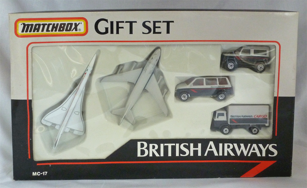 Rockertron Toys. Matchbox MC17 British Airways Gift Set