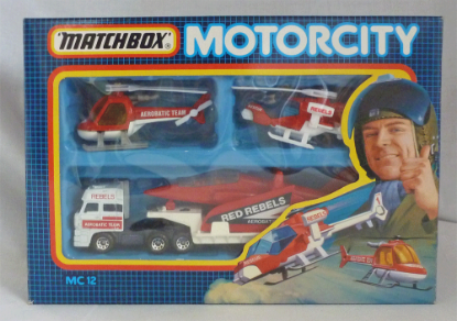 Picture of Matchbox MC-12 Motorcity Red Rebels Flying Set