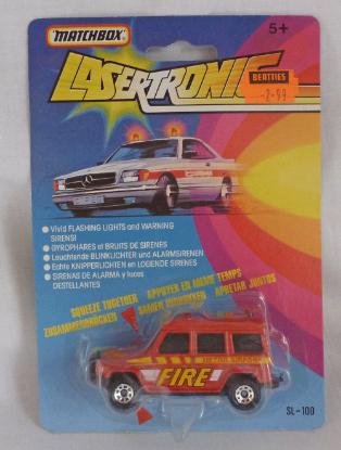 Picture of Matchbox Lasertronic MB30 Mercedes G-Wagon Red Fire Vehicle 