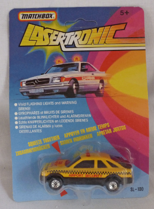 Picture of Matchbox Lasertronic MB55 Ford Sierra XR4i Yellow Airport Security 