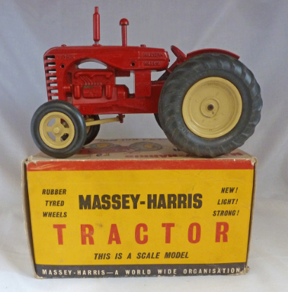 Picture of Early Lesney Toys Large Scale Massey Harris Farm Tractor Boxed