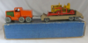 Picture of Early Lesney Toys Prime Mover, Trailer & Bulldozer with TAN Trailer Boxed 