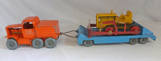 Picture of Early Lesney Toys Prime Mover, Trailer & Bulldozer Unboxed 