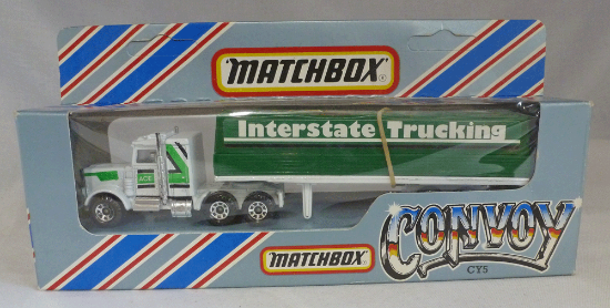 Picture of Lesney Matchbox Convoy CY5 Peterbilt Covered Truck with Clear Windows