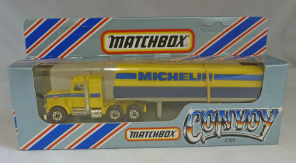 Picture of Matchbox Convoy CY5 Peterbilt Covered Truck "MICHELIN"