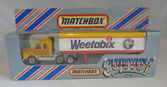 Picture of Matchbox Convoy CY16 Scania Box Truck "Weetabix"