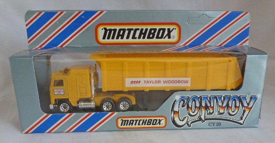 Picture of Matchbox Convoy CY20 Kenworth Tipper Truck "Taylor Woodrow"
