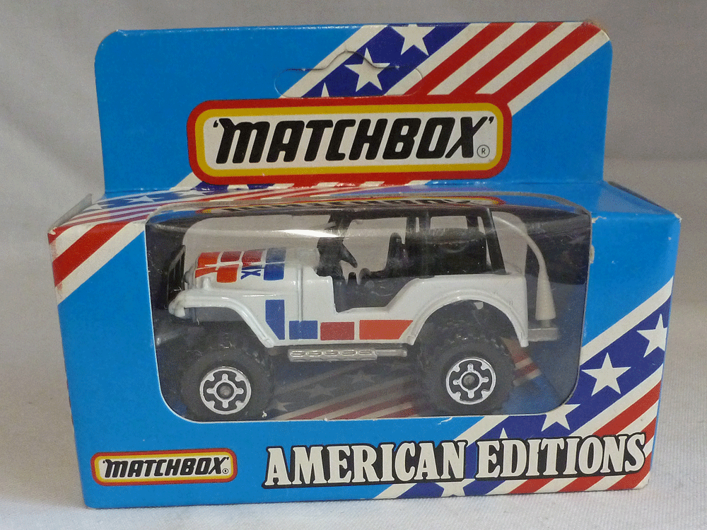 Matchbox American Editions MB37 4x4 Jeep White
