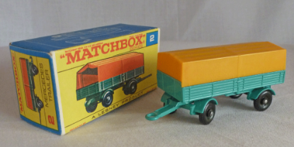 Picture of Matchbox Toys MB2d Mercedes Trailer Yellow Canopy F Box