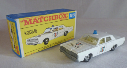 Picture of Matchbox Toys MB55d Mercury Police Car F Box