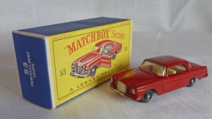 Picture of Matchbox Toys MB53b Mercedes 220 SE Red with BPW D Box