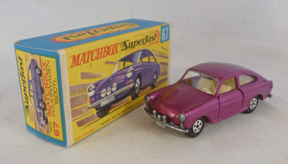Picture of Matchbox Superfast MB67b Volkswagen 1600TL Purple Hollow Wheels G Box