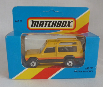 Picture of Lesney Matchbox Blue Box MB37f Matra Rancho Yellow