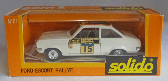 Picture of Solido No.61 Ford Escort Mark II Rallye