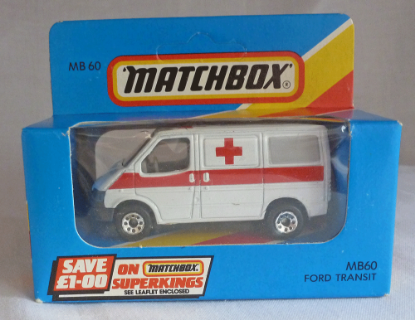 Picture of Matchbox Blue Box MB60 Ford Transit Ambulance [D]