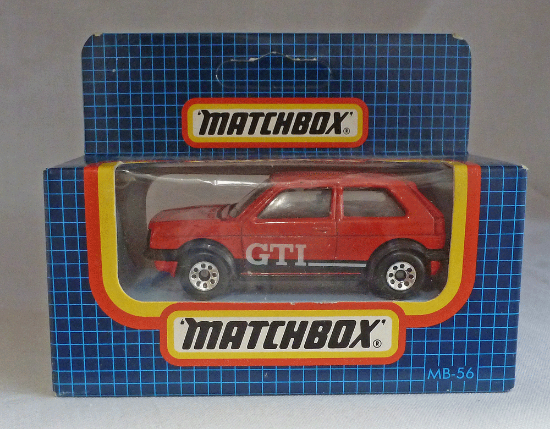 Picture of Matchbox Dark Blue Box MB56 VW Golf GTi Red