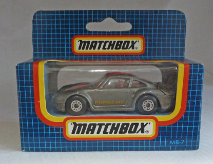 Picture of Matchbox Dark Blue Box MB7 Porsche 959 Dark Metallic Grey