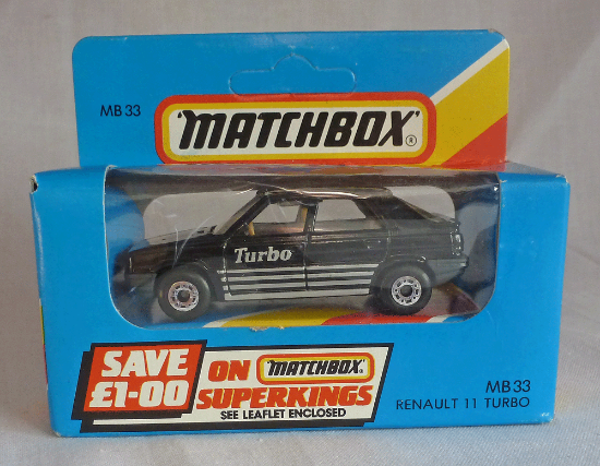 Picture of Matchbox Blue Box MB33 Renault 11 Turbo [D]