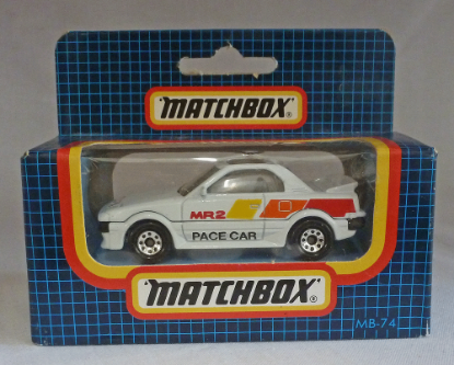 Picture of Matchbox Dark Blue Box MB74 Toyota MR2