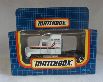 Picture of Matchbox Dark Blue Box MB39 Mack CH600 Truck [Macau]