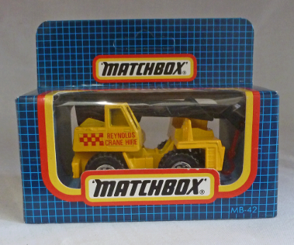 Picture of Matchbox Dark Blue Box MB42 Mobile Crane [Macau]